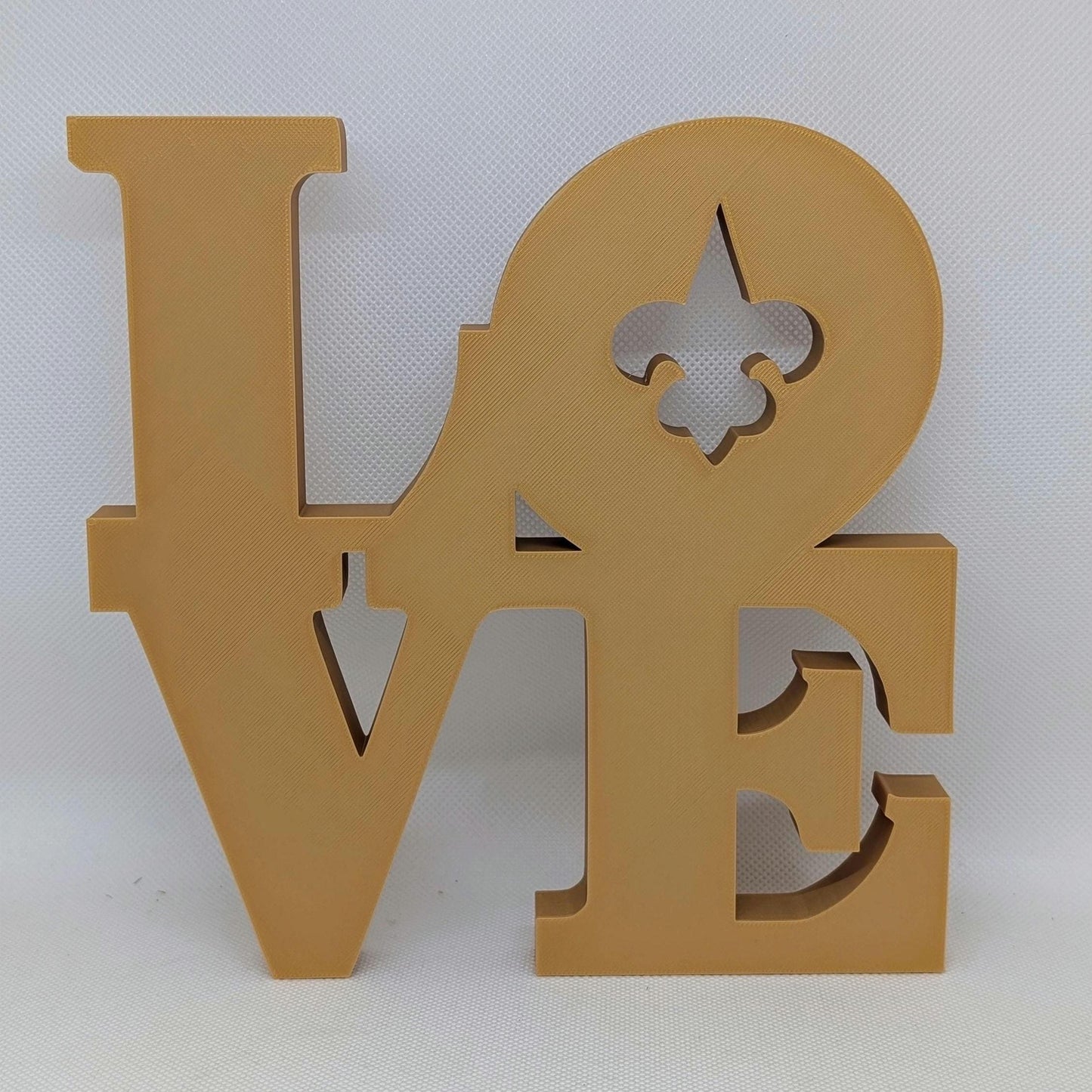 New Orleans Saints Love Park Sign - LOVE sign For Mancave
