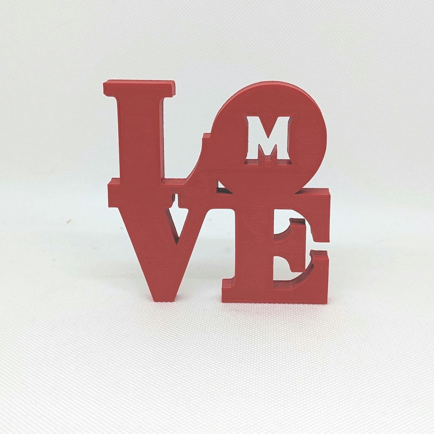 NCAA Maryland Terrapins Love Park Sign - LOVE sign For Mancave