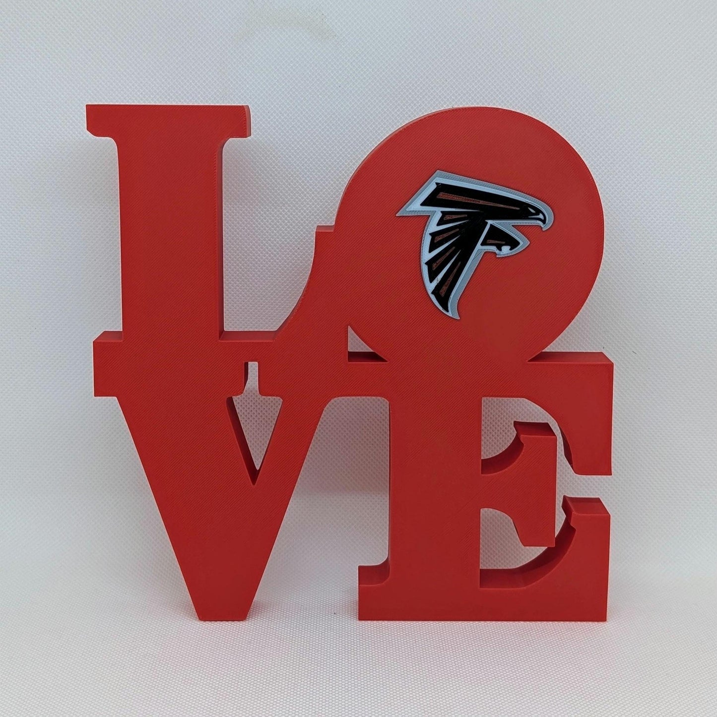 Atlanta Falcons Love Park Sign - LOVE Statue For Mancave