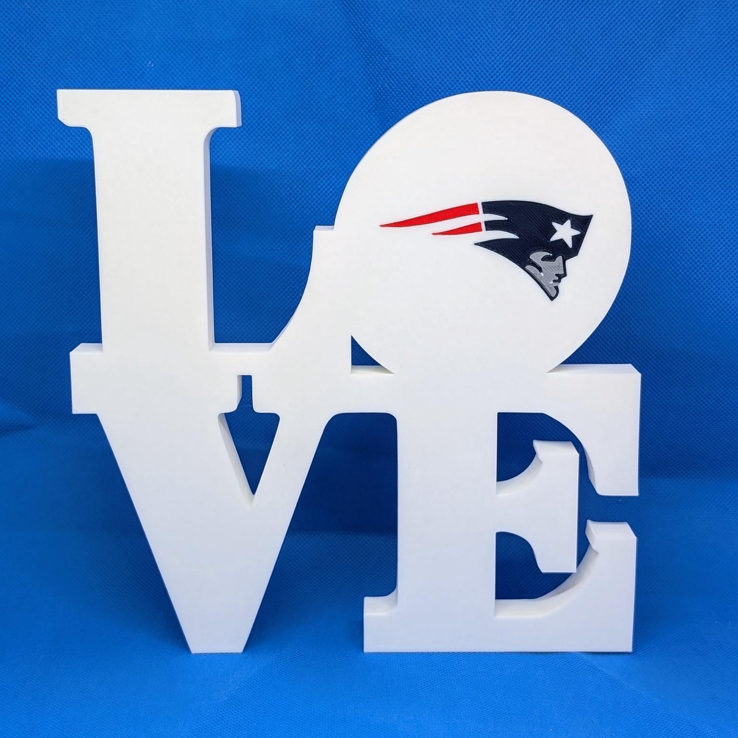 New England Patriots Love Park Sign - LOVE sign For Mancave