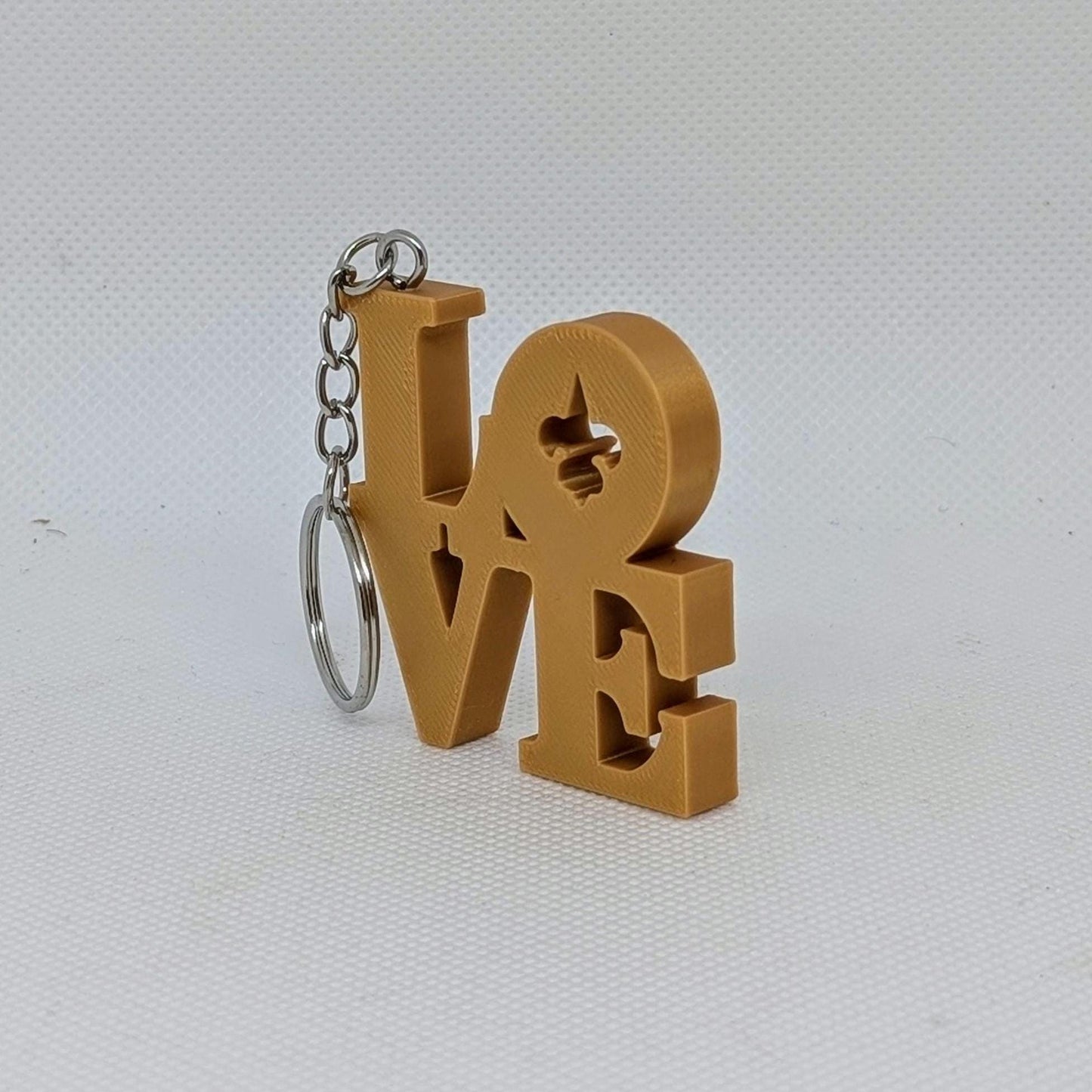 New Orleans Saints Keychain - Saints Love Park Keychain 2x2 Inches