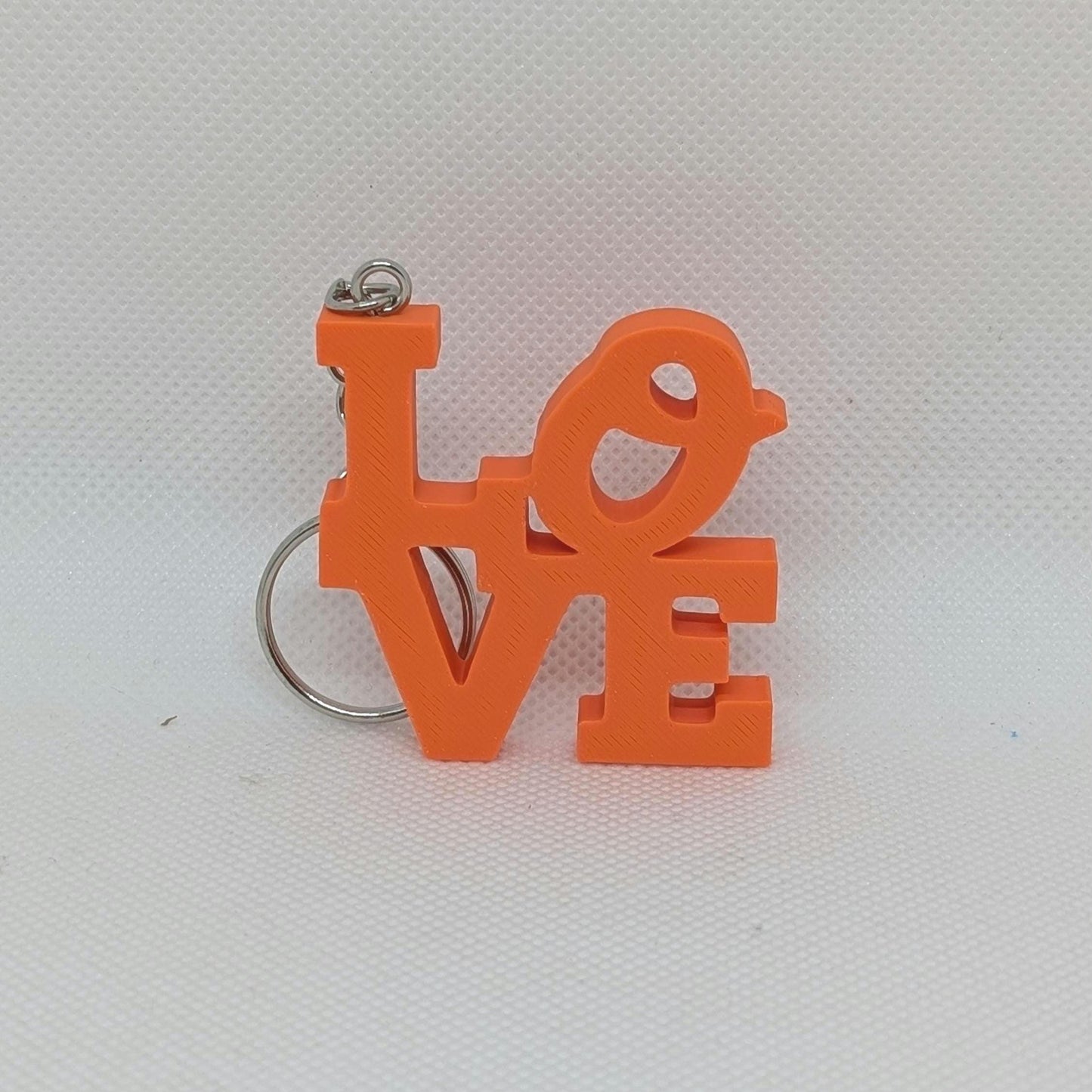 MLB Baltimore Orioles Keychain - Love Park Keychain 2x2 Inches
