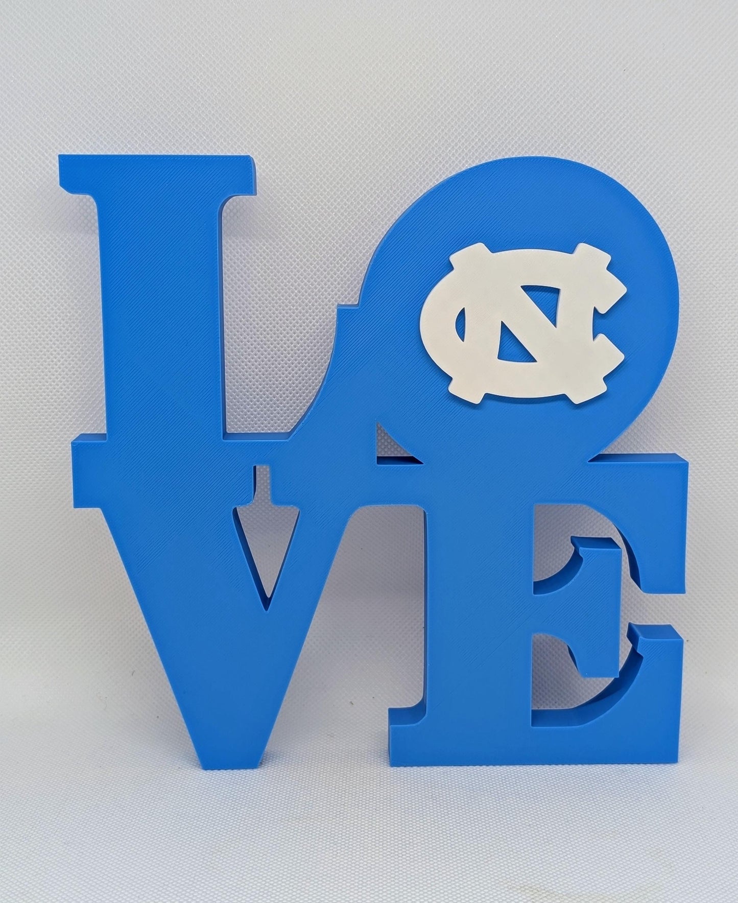 University of North Carolina UNC Tar Heels Love Park Sign For Mancave