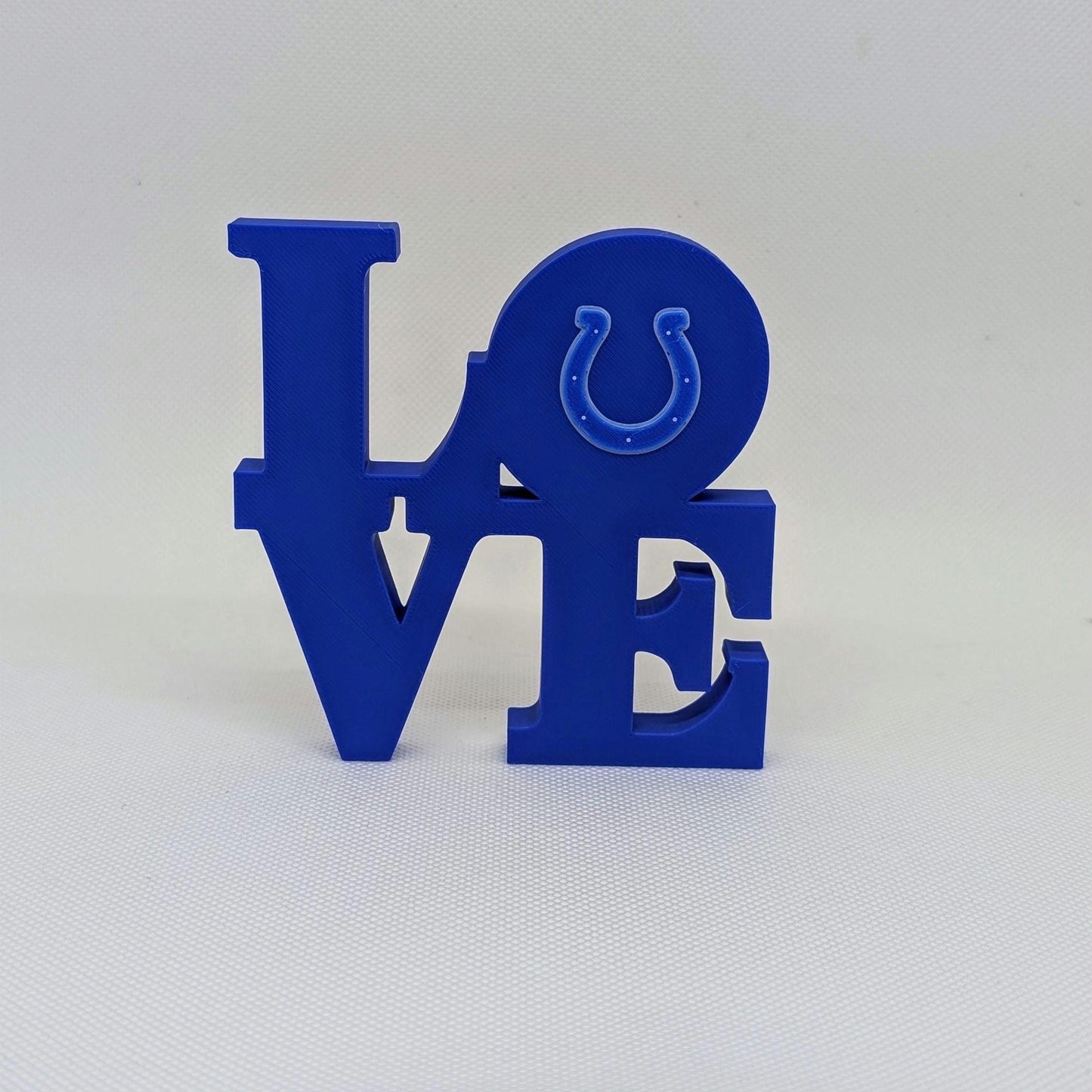 Indianapolis Colts Love Park Sign - LOVE Statue For Mancave