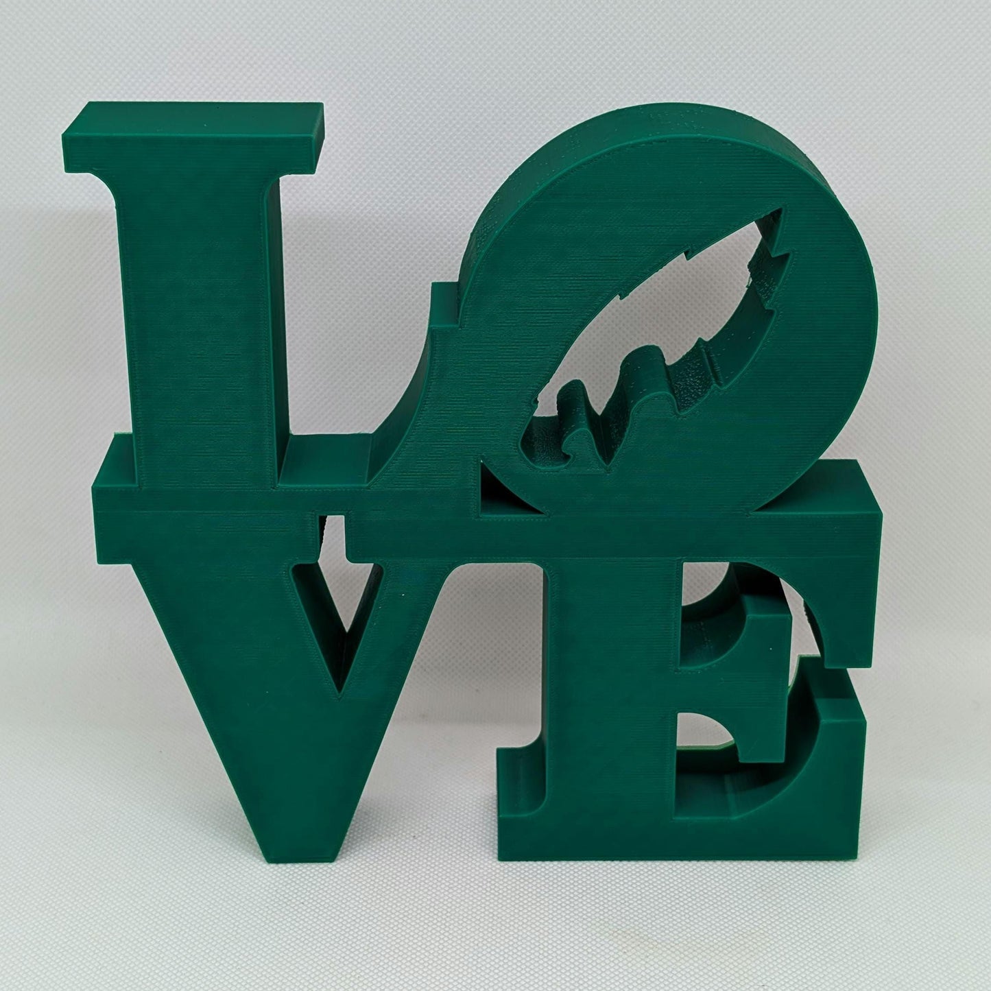 Philadelphia Eagles Love Park Sign - Philly LOVE sign For Mancave