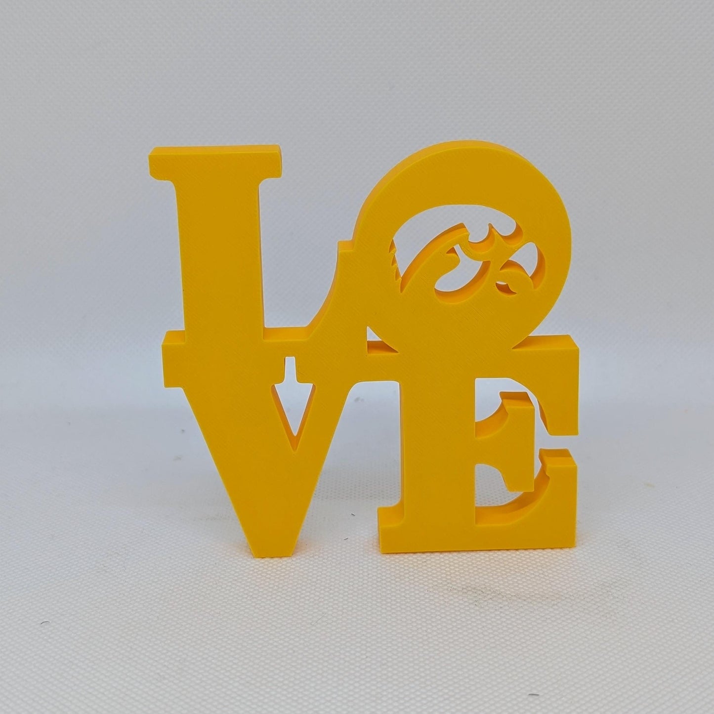 University of Iowa Hawkeyes Love Park Sign For Mancave