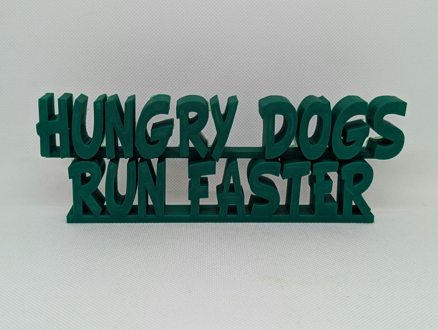 Philadelphia Eagles Jason Kelce Super Bowl Hungry Dogs Run Faster 8x4in Sign