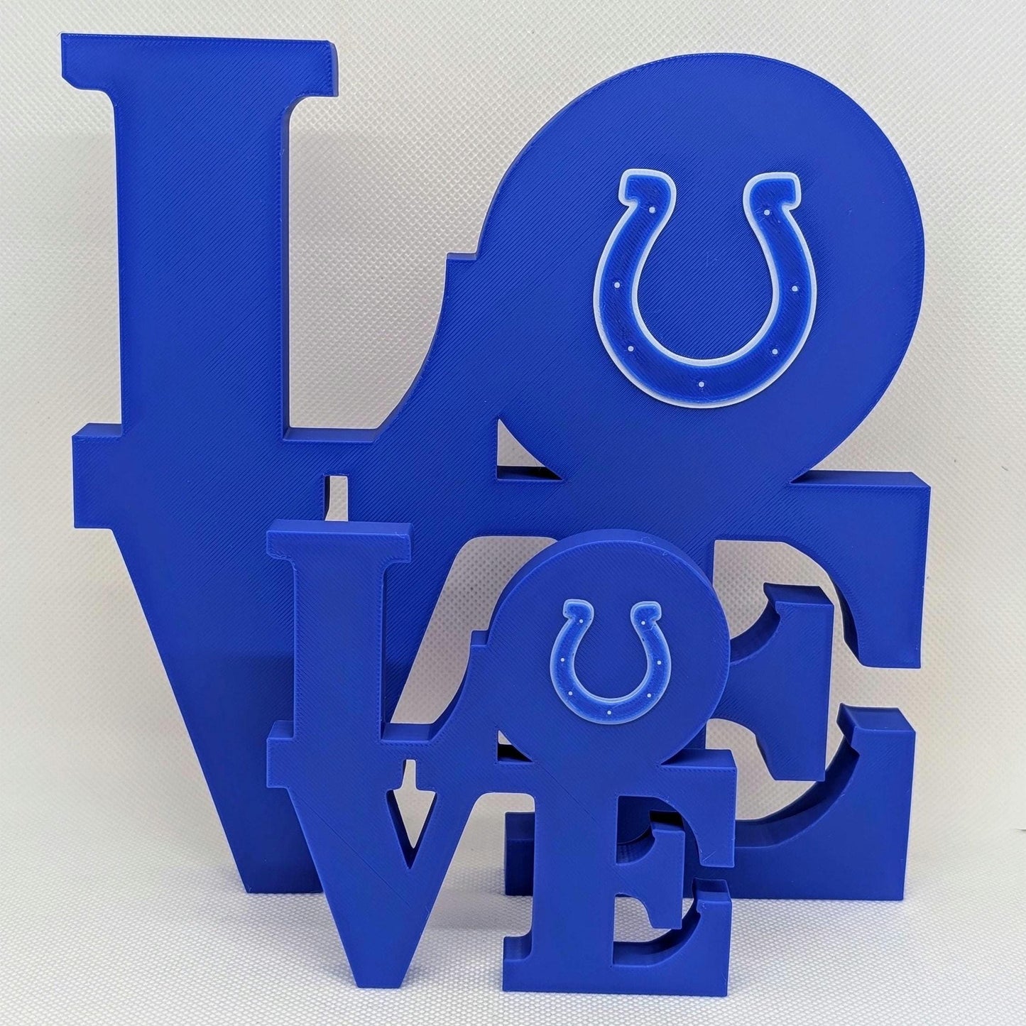 Indianapolis Colts Love Park Sign - LOVE Statue For Mancave