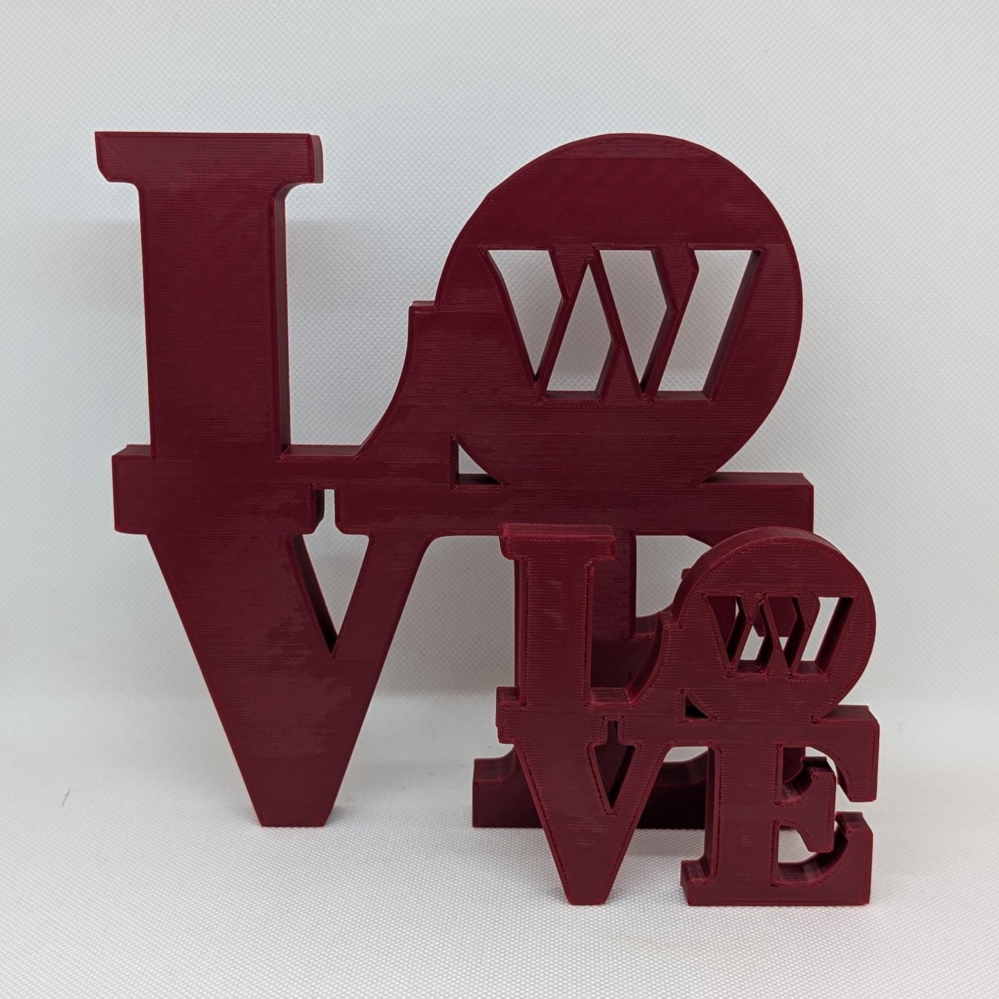 NFL Washington Commanders Love Park Sign - LOVE sign For Mancave