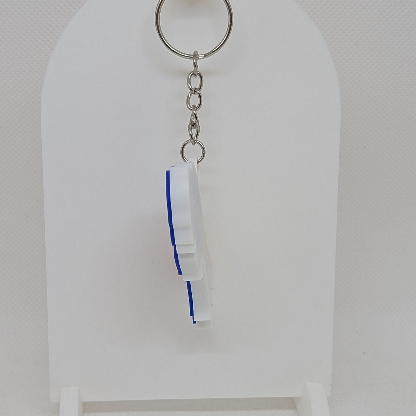 Side view of Bills keychain