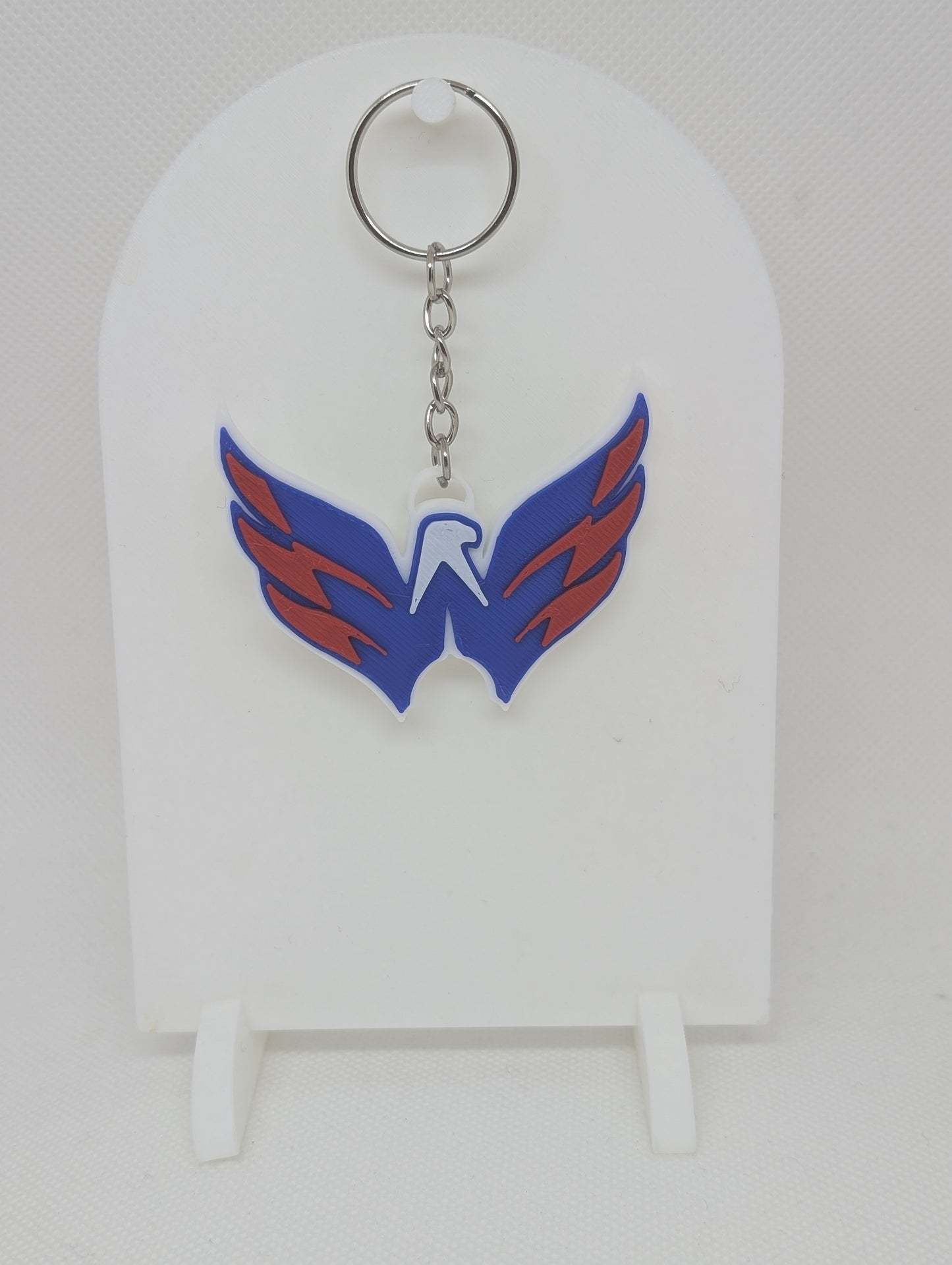 Washington D.C. Capitals Keychain - 2x2 Inches