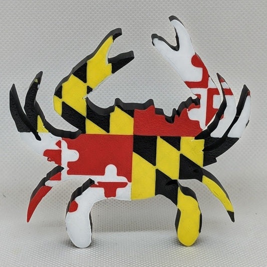 Maryland Flag Crab Sign