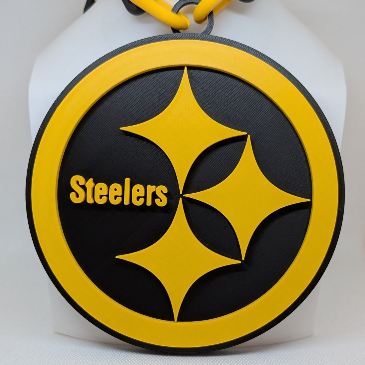 Pittsburgh Steelers Oversized Pendant Necklace - 8x8 inches