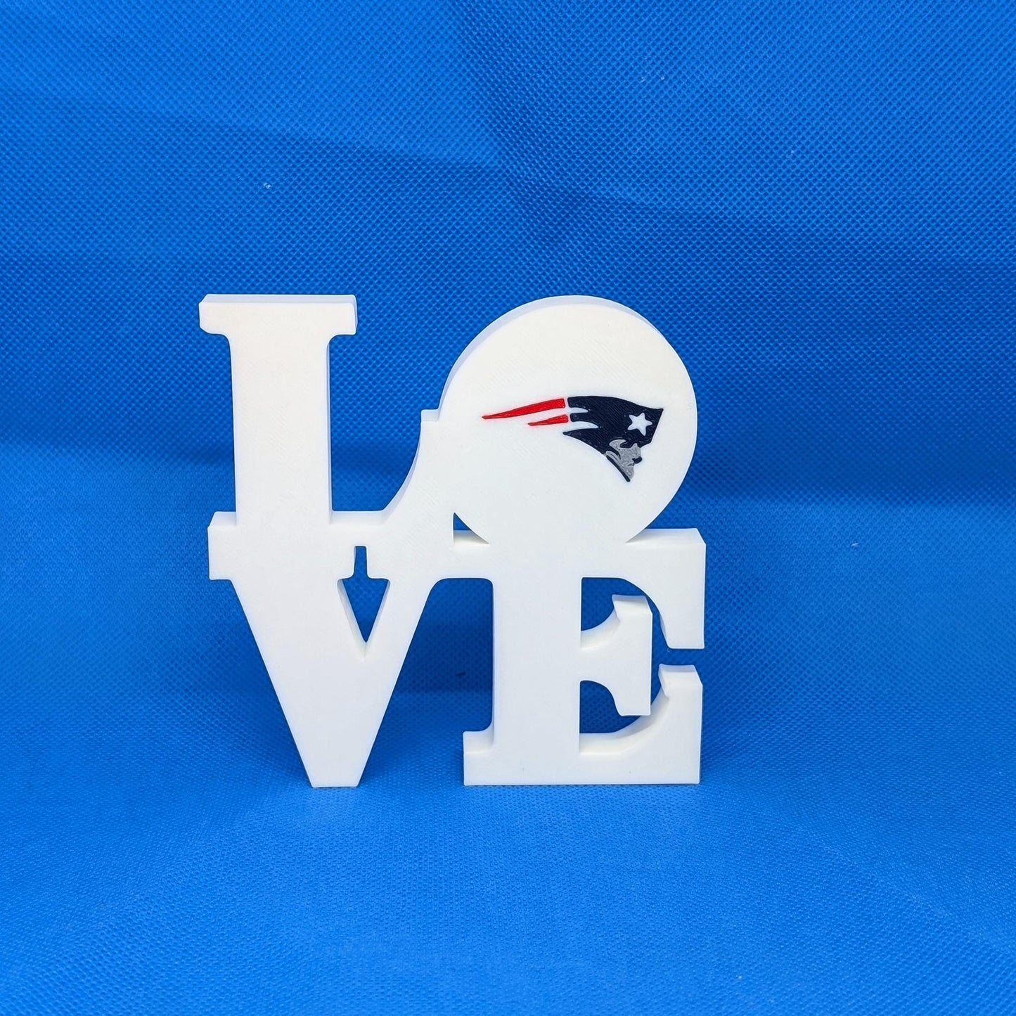 New England Patriots Love Park Sign -  LOVE sign For Mancave