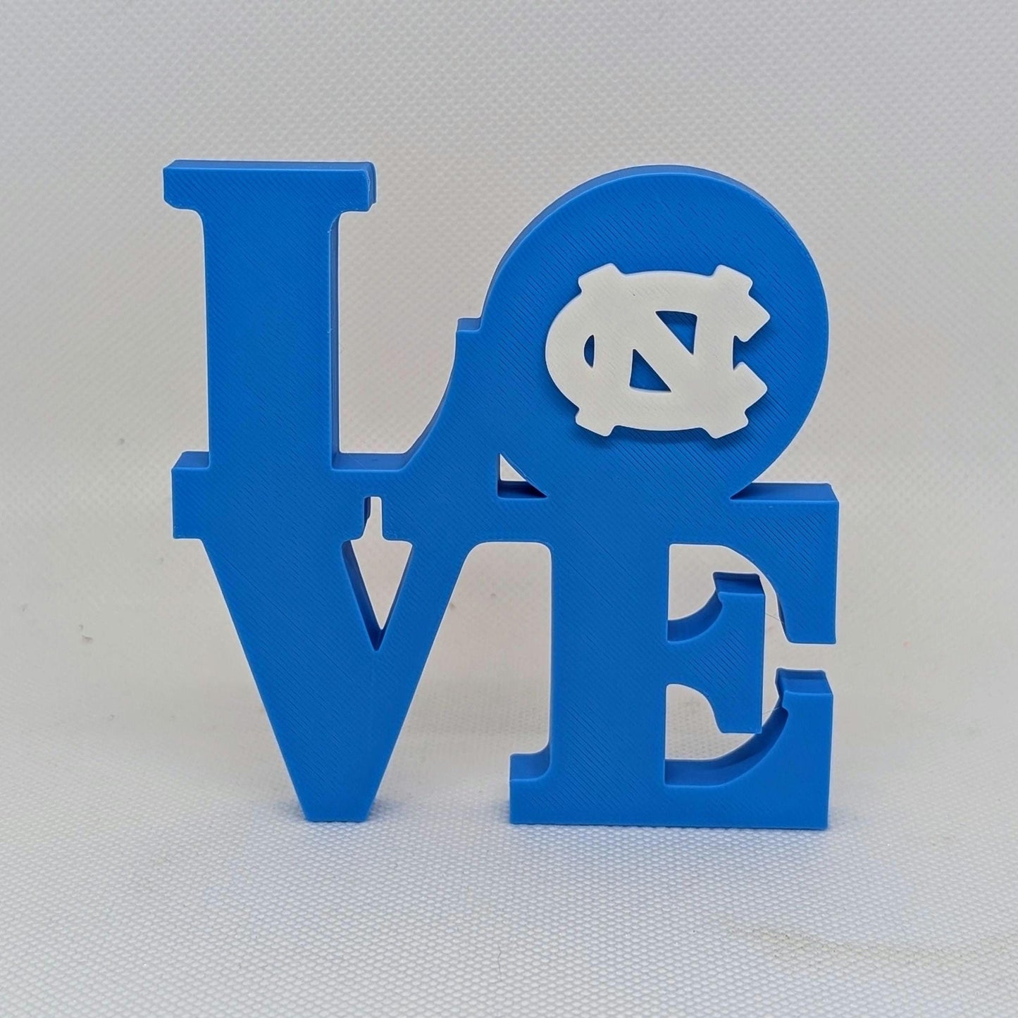 University of North Carolina UNC Tar Heels Love Park Sign For Mancave