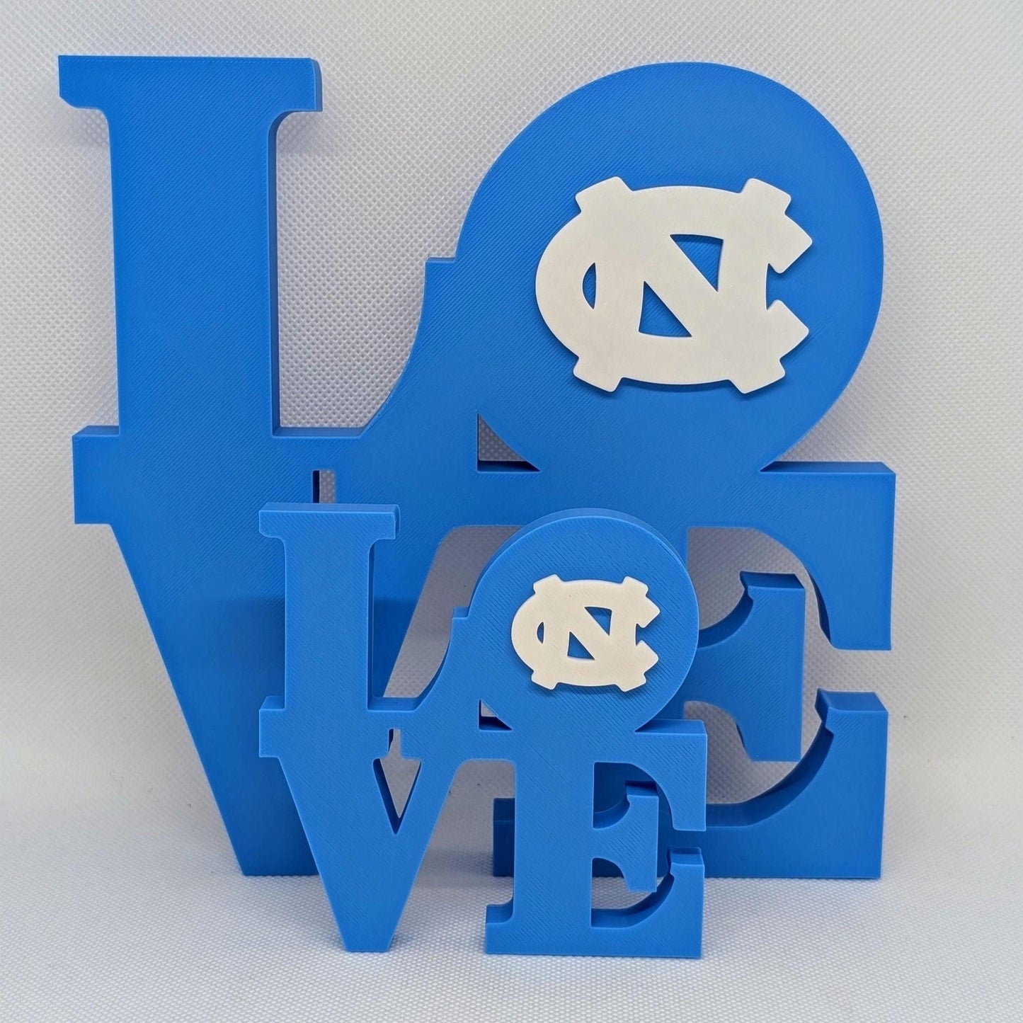 University of North Carolina UNC Tar Heels Love Park Sign For Mancave