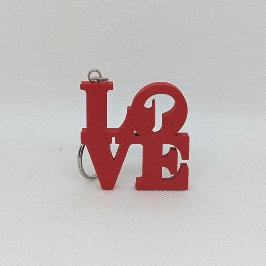 Philadelphia Phillies Keychain - Philly Love Park Keychain 2x2 Inches