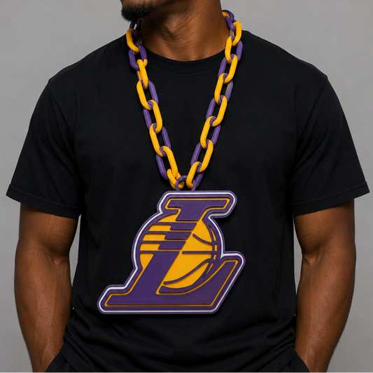 NBA Los Angeles Lakers Oversized Pendant Necklace