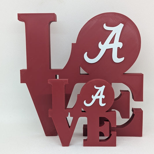 Crimson Tide Love Sign