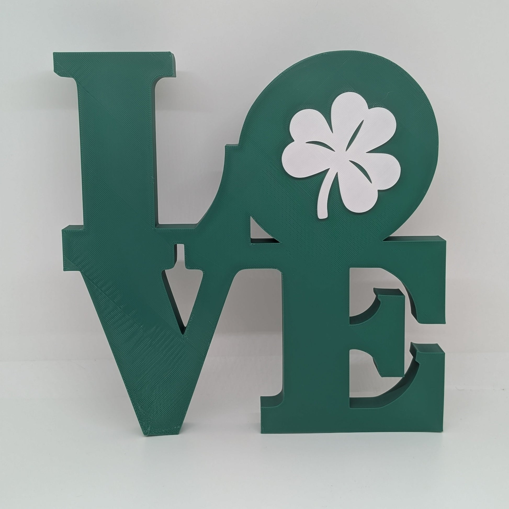 Saint Patrick's Day Love Park Sign