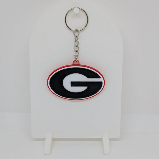 Georgia Bulldogs Keychain