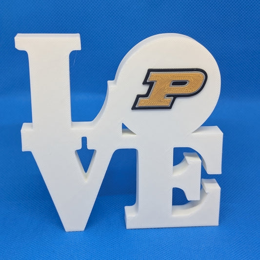 Purdue Boilermakers Love Park Sign