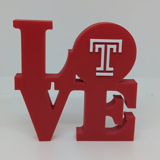 Temple Love Park Sign