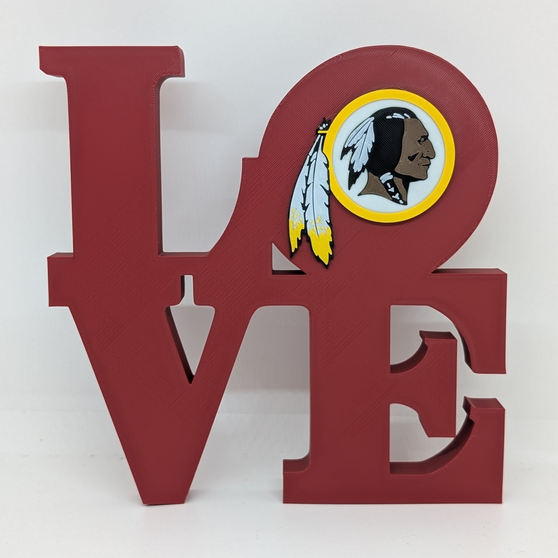 Reskins Love Park Sign