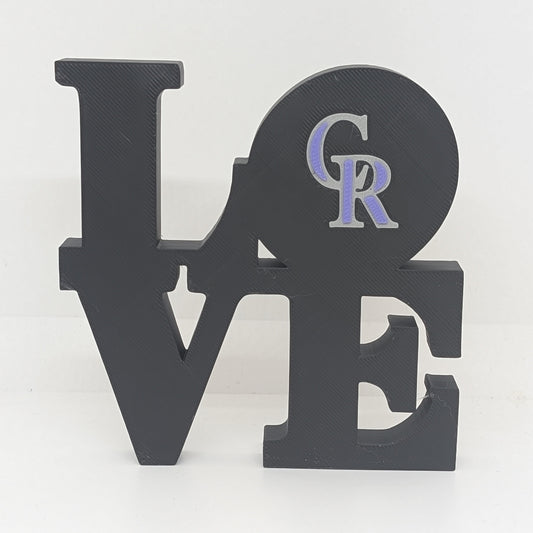 Colorado Rockies Love Park Sign