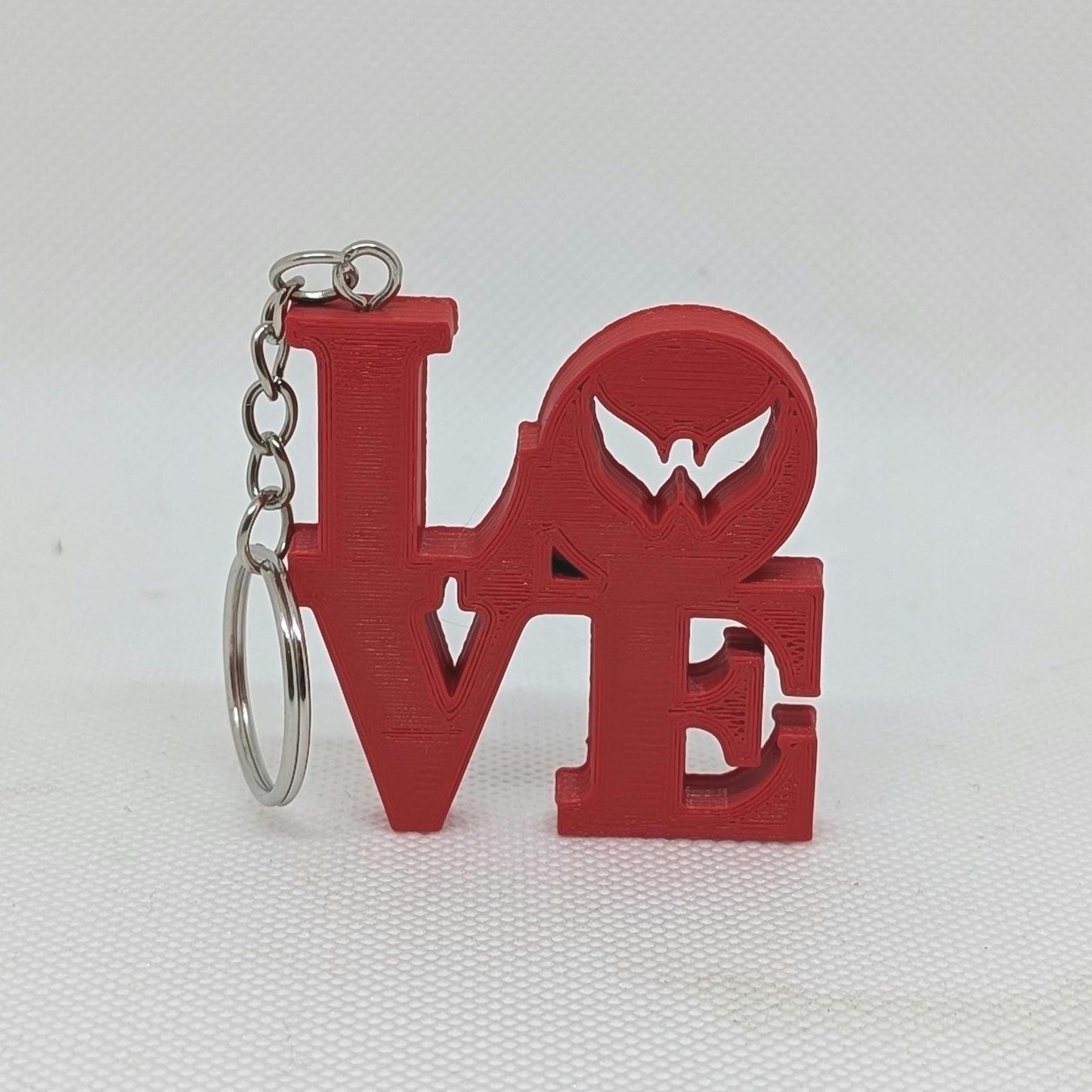 Washington D.C. Capitals Keychain - Capitals Love Park Keychain 2x2 Inches