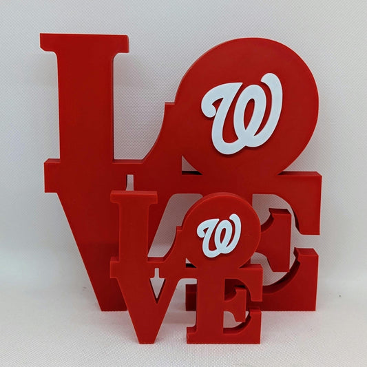 Washington Nationals Love Park Sign LOVE sign For Mancave