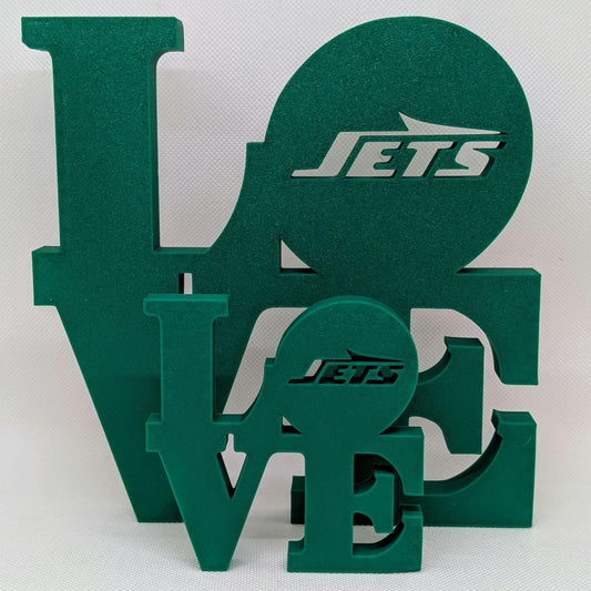 New York Jets Love Park Sign -  LOVE sign For Mancave
