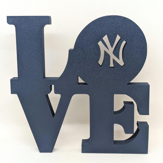 NYC New York Yankees Love Park Sign LOVE sign For Mancave