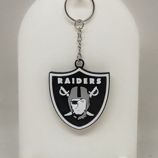 Las Vegas Raiders Keychain - 2x2 inches