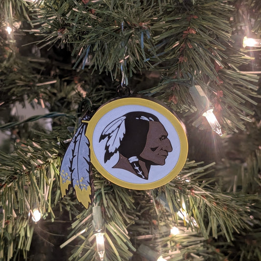 Redskins Christmas ornament 