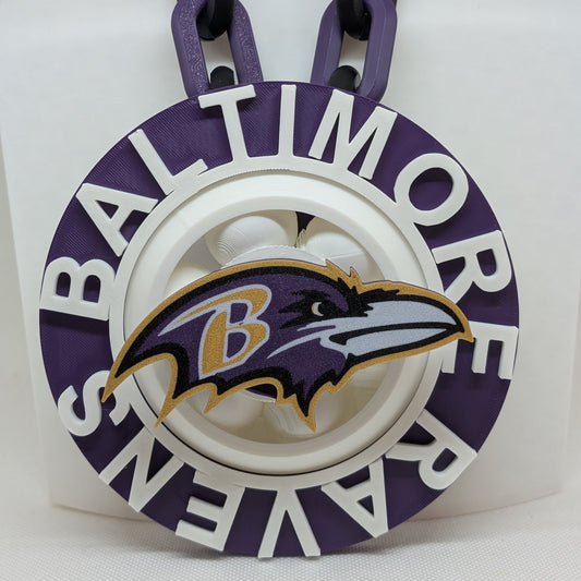 Baltimore Ravens logo Necklace