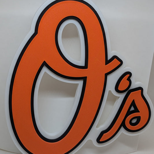Logo with 'O's' in orange and black on a white background