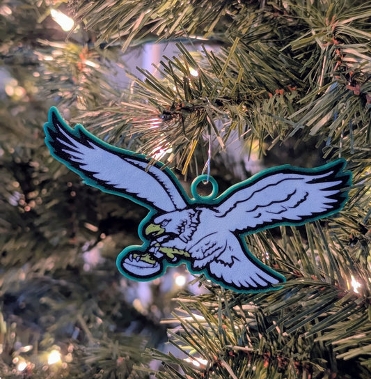 Philadelphia Eagles Christmas Ornament - Eagles Ornament - 5x3 Inches